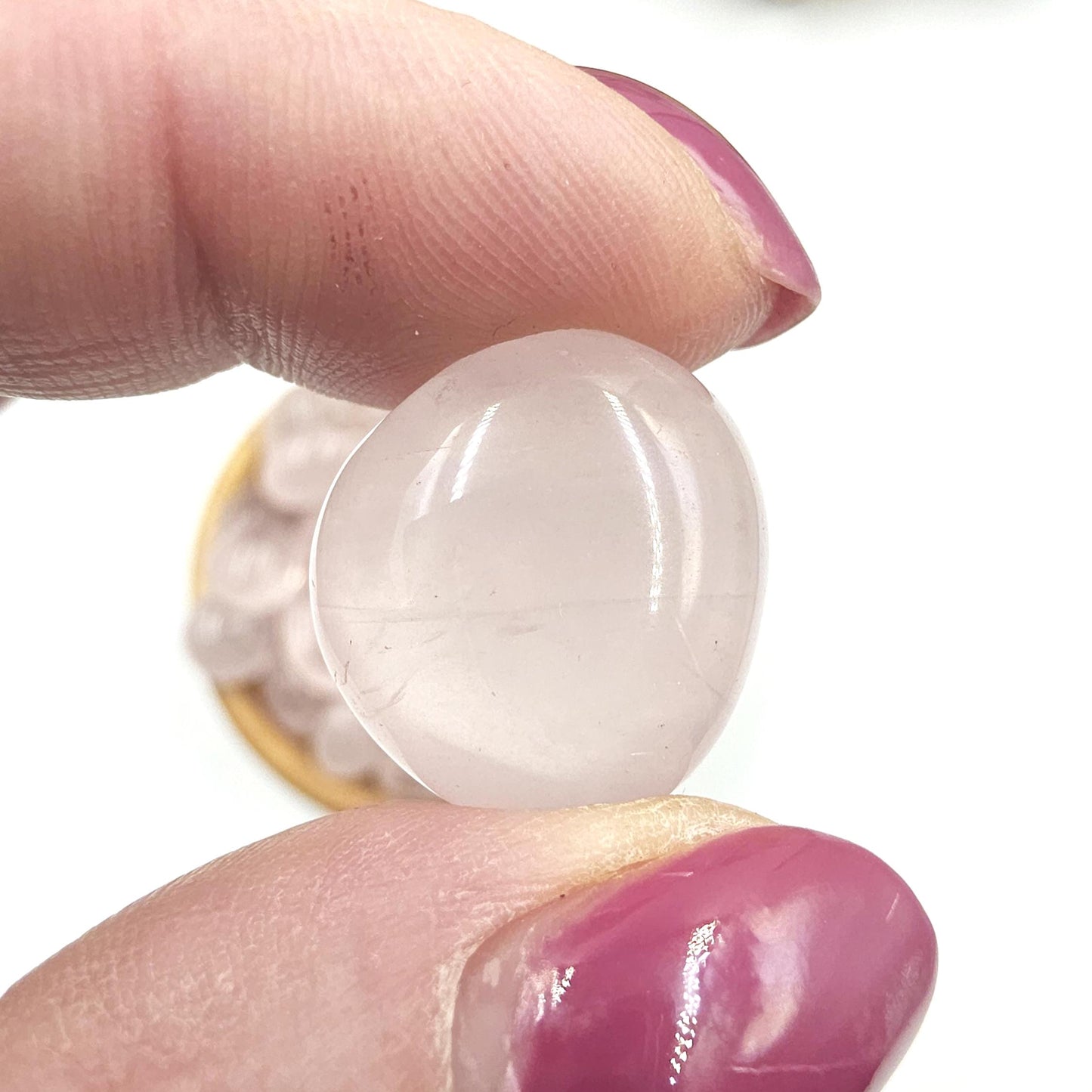 Gemmy Rose Quartz Pebble Tumble Stones – Love, Emotional Healing & Heart Chakra Crystal, 1-2cm