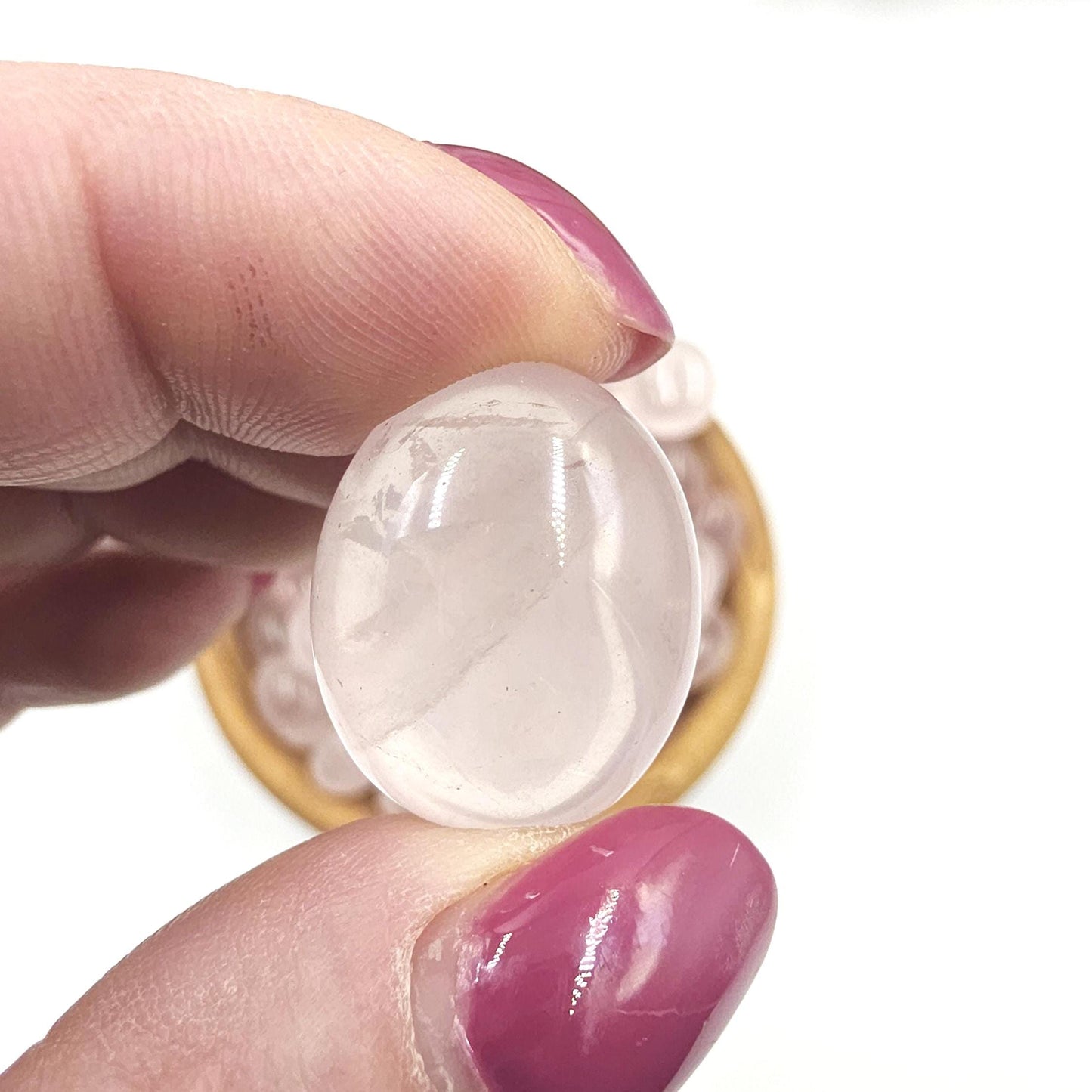 Gemmy Rose Quartz Pebble Tumble Stones – Love, Emotional Healing & Heart Chakra Crystal, 1-2cm