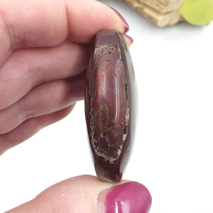 Mookaite Jasper Palm Stone - Grounding and Vitality Healing Crystal, 50g