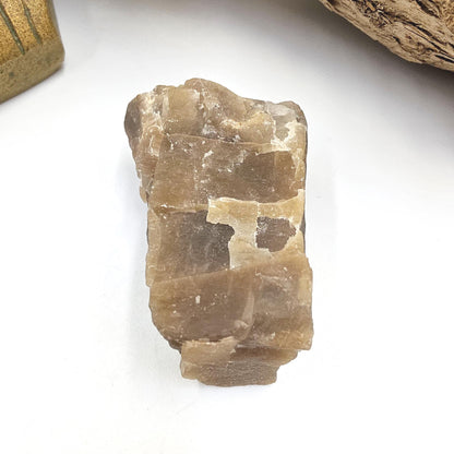 Raw Skeletal Moonstone Specimen – Intuition, Feminine Energy & Lunar Wisdom Crystal, 60g