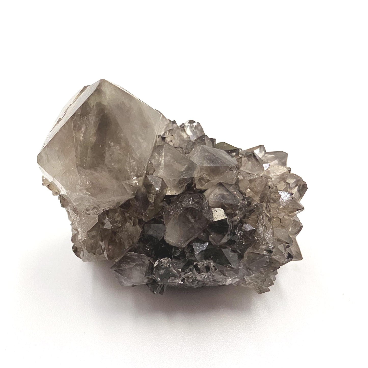 Little Rare Black Spirit Quartz Cluster - Protective & Spiritual Growth Crystal - 50g