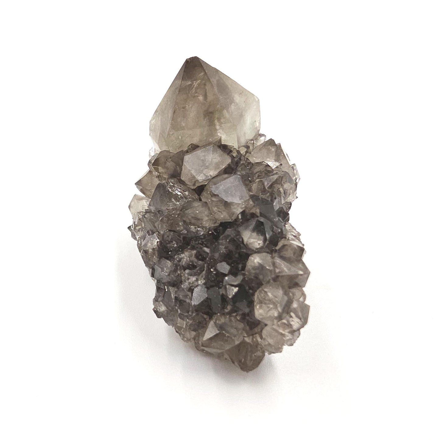Little Rare Black Spirit Quartz Cluster - Protective & Spiritual Growth Crystal - 50g