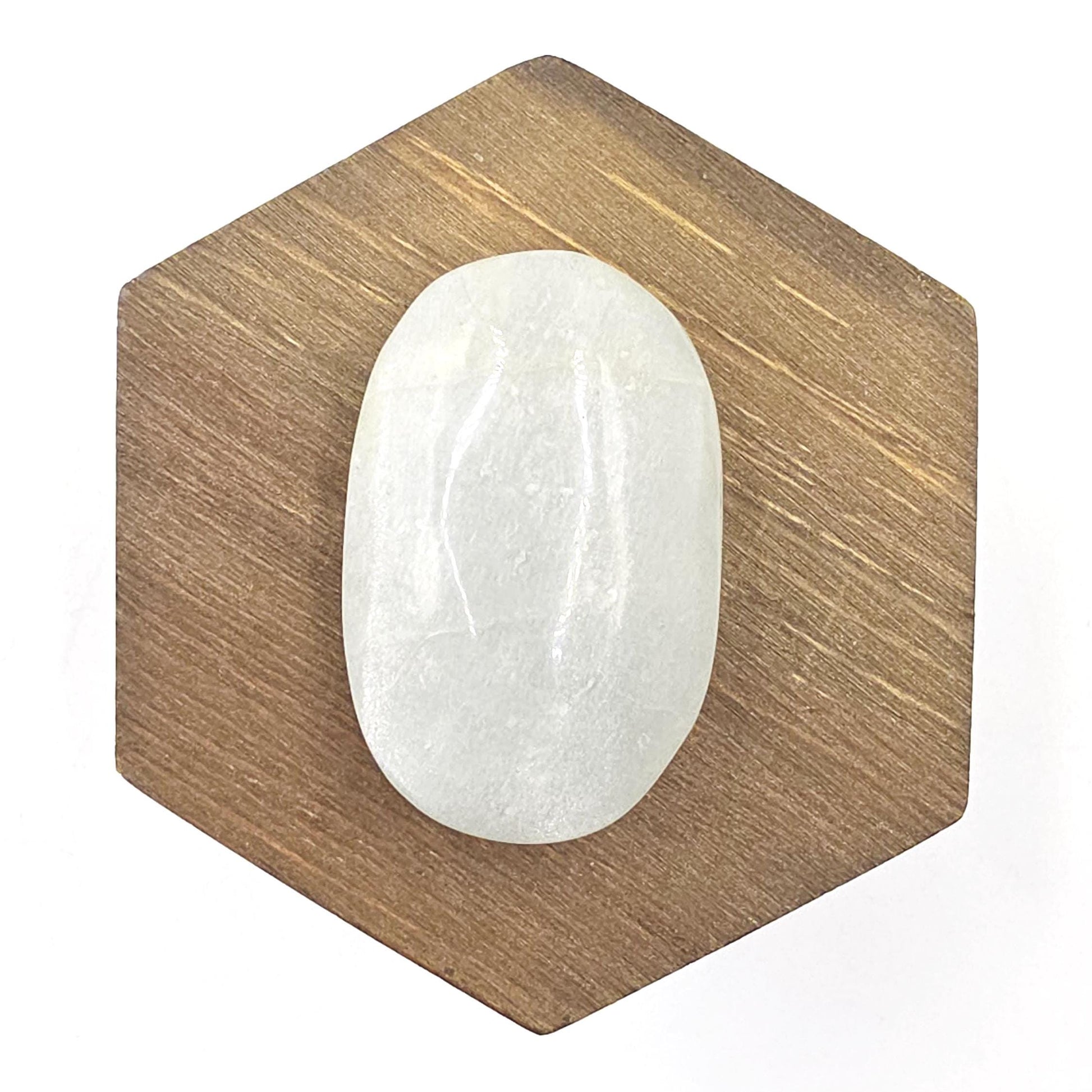 Green Moonstone Palm - Heart Chakra & Emotional Balance Healing Crystal, 50g