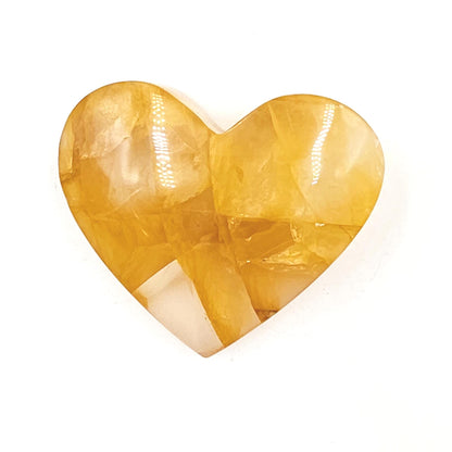 High Grade Golden Healer Quartz Heart – Healing, Energy Amplification & Chakra Alignment Crystal, 100g