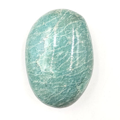 Large Amazonite Palm Stone – Calm, Communication & Emotional Healing Crystal, 160g