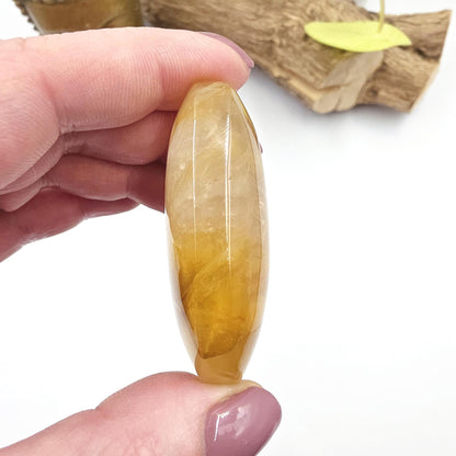 High Grade Golden Healer Palm Stone – Deep Healing & Spiritual Balance Crystal, 60g