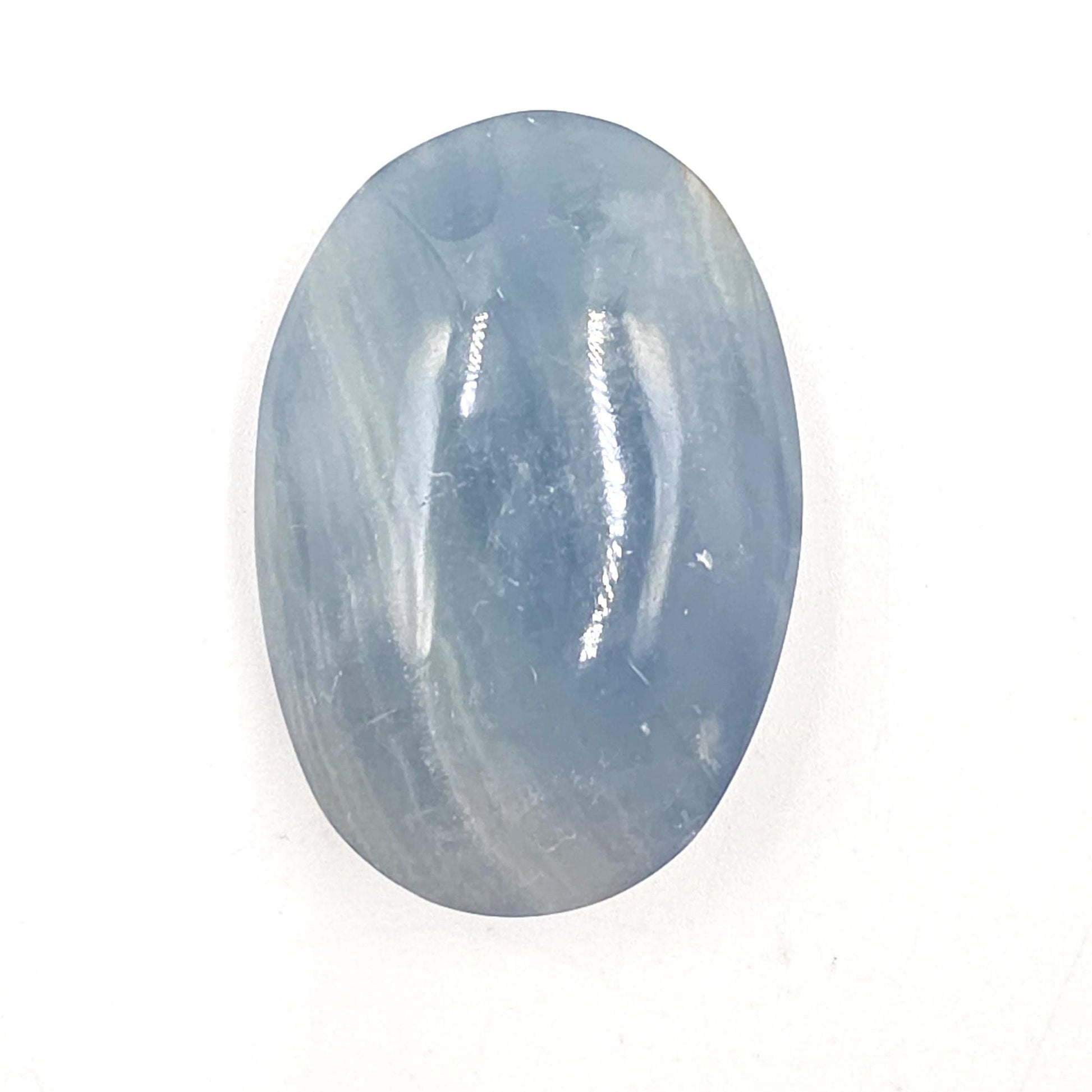 Blue Onyx Palm Stone – Calm, Strength & Throat Chakra Energy Crystal, 45g
