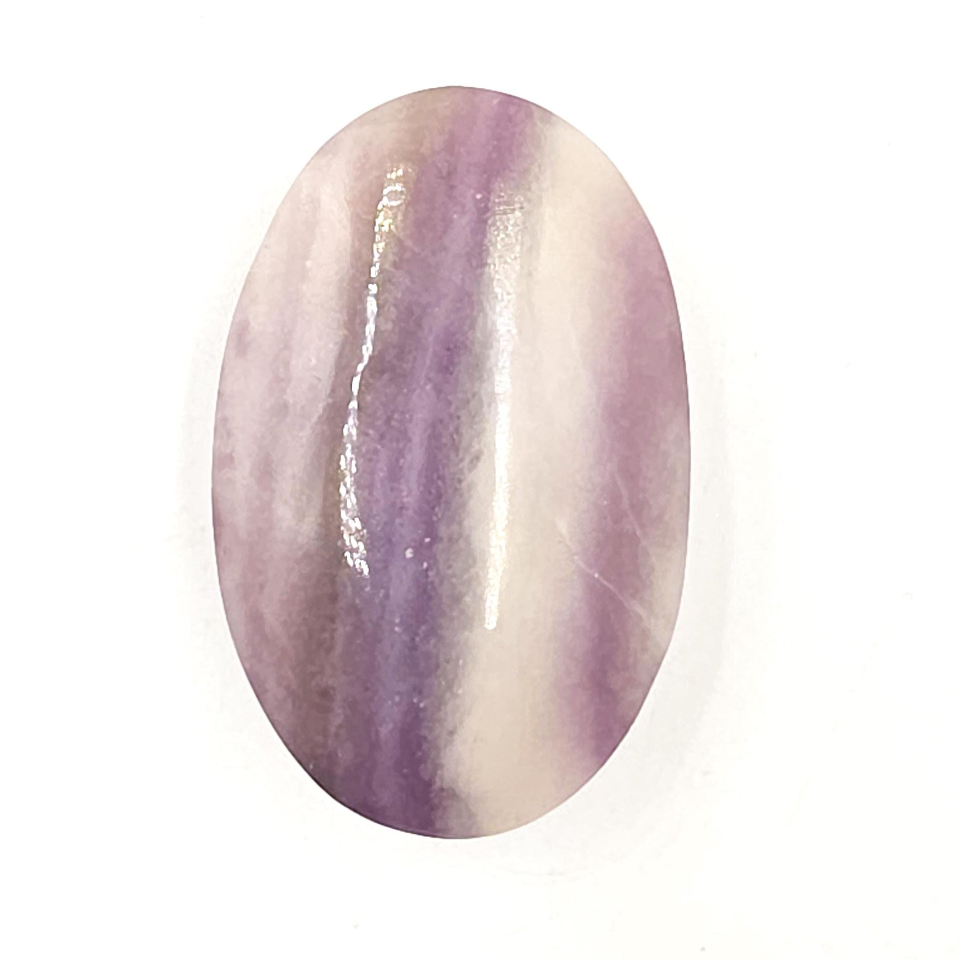 Silk Fluorite Palm Stone – Clarity, Calm & Soothing Flow Energy Crystal, 70g