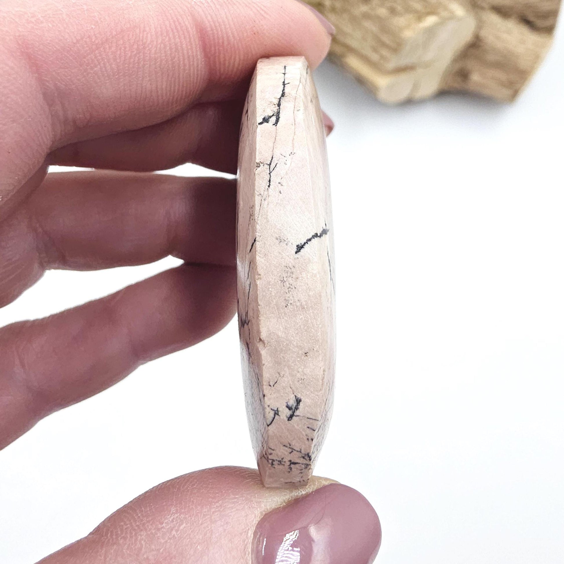 Picture Jasper Palm Stone – Grounding, Stability & Earth Connection Crystal, 35g