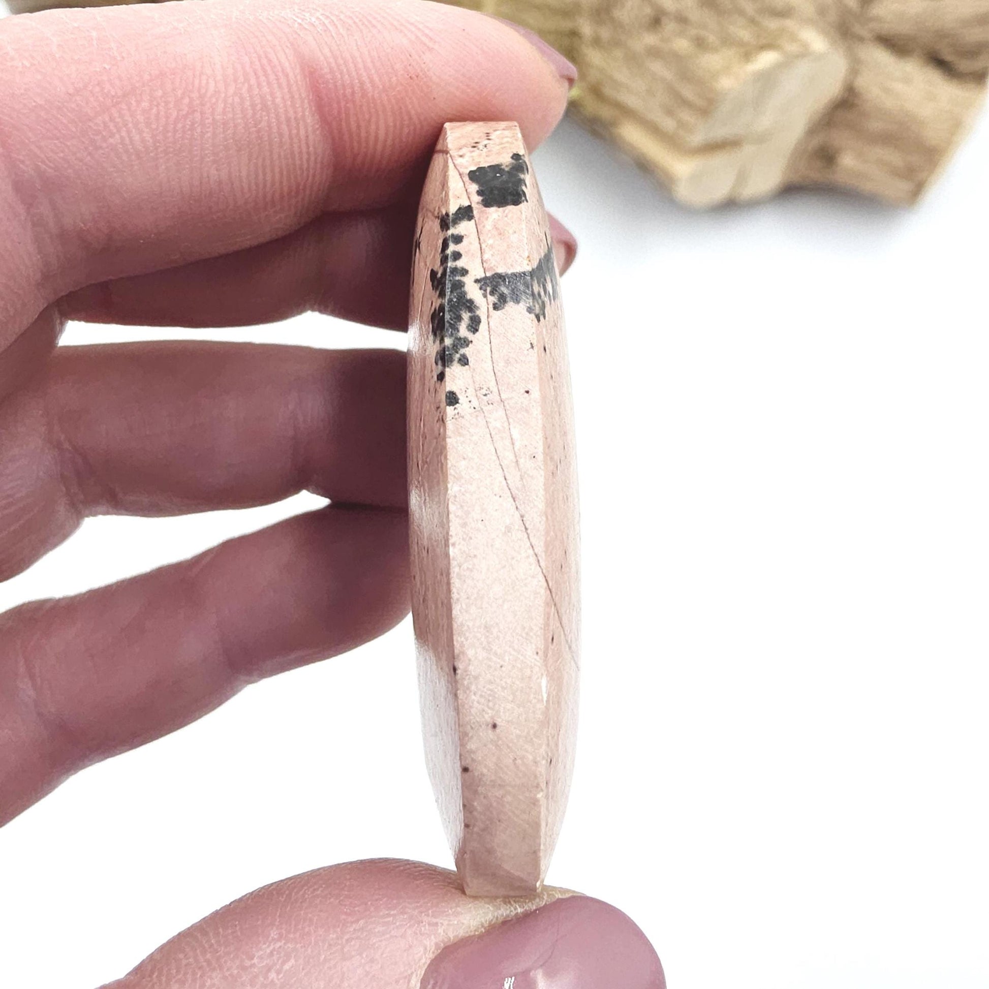 Picture Jasper Palm Stone – Grounding, Stability & Earth Connection Crystal, 35g