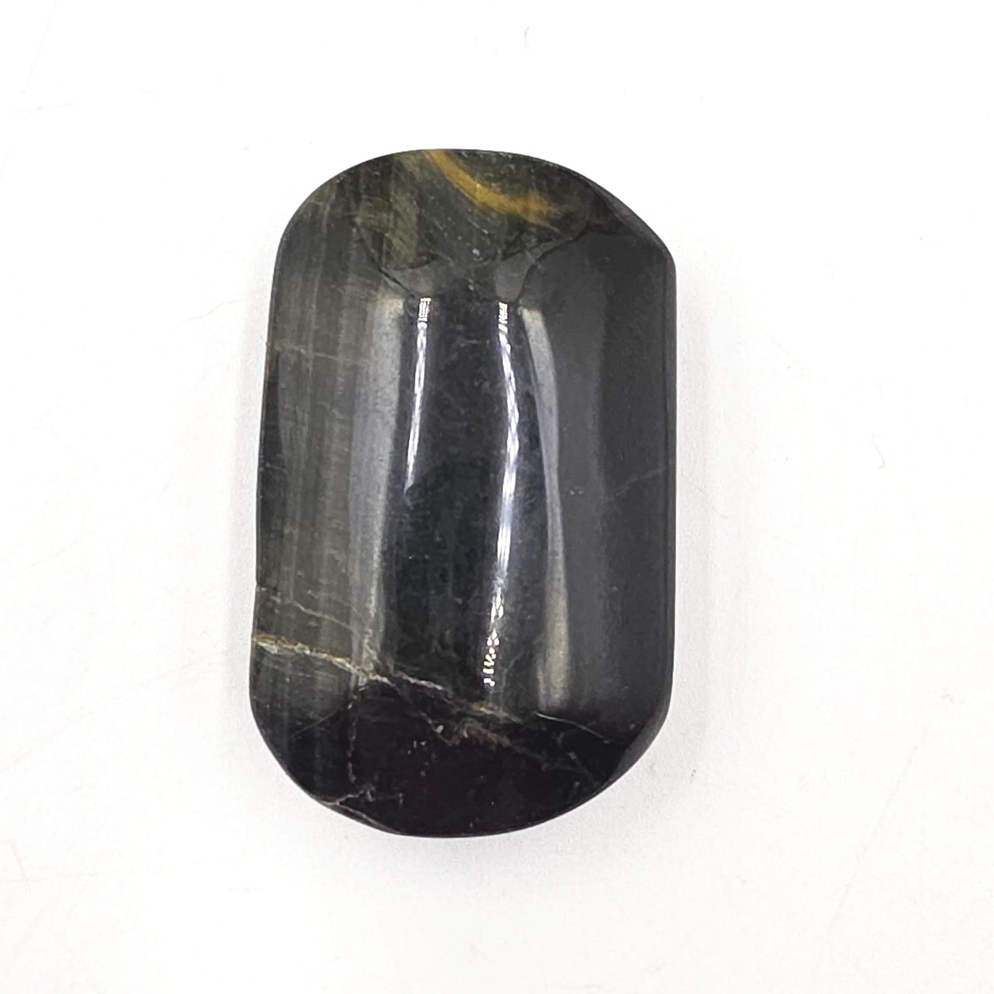 Blue Tiger's Eye Palm Stone - Protection & Intuition Healing Crystal, 50g