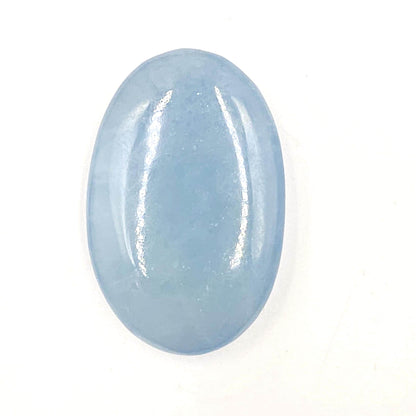 High Grade Aquamarine Palm Stone – Calm, Courage & Emotional Clarity Crystal, 45g