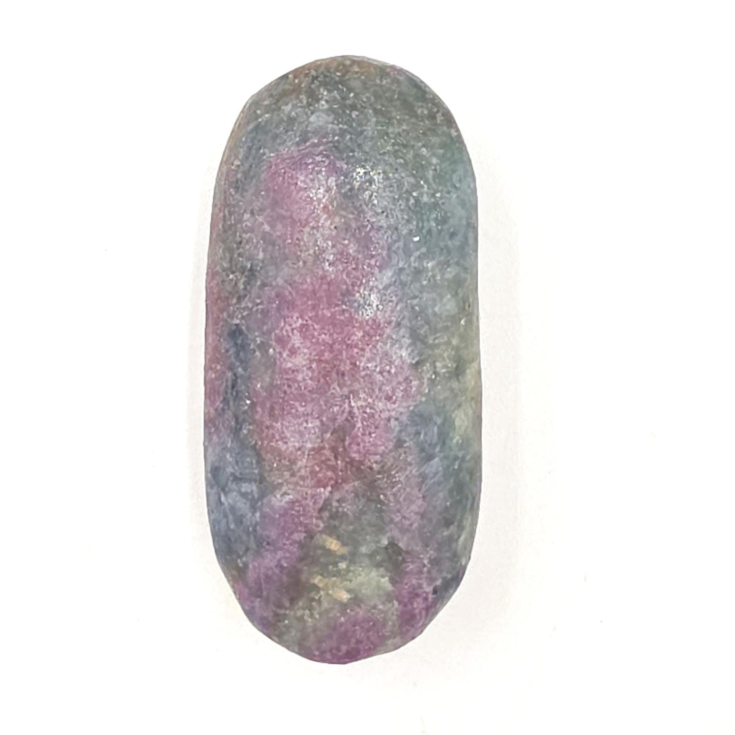 Ruby in Fuchsite Palm Stone (UV Reactive) - Heart Chakra Healing & Vitality, 45g