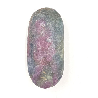 Ruby in Fuchsite Palm Stone (UV Reactive) - Heart Chakra Healing & Vitality, 45g