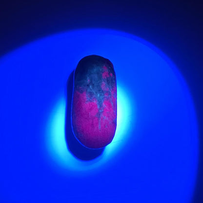 Ruby in Fuchsite Palm Stone (UV Reactive) - Heart Chakra Healing & Vitality, 45g