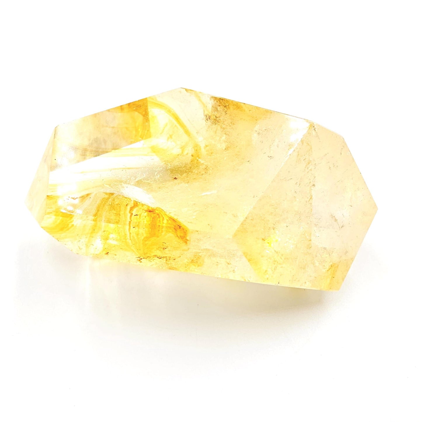 Madagascan Golden Healer Freeform with rainbow flashes – Deep Healing, Energy Amplification & Spiritual Balance Crystal, 320g
