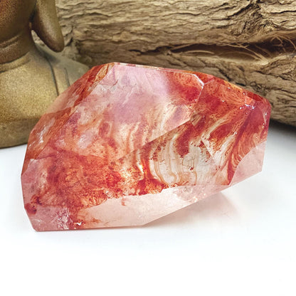 Madagascan Fire Quartz (Hematoid) Freeform – Grounding, Clarity & Energy Balancing Crystal, 300g