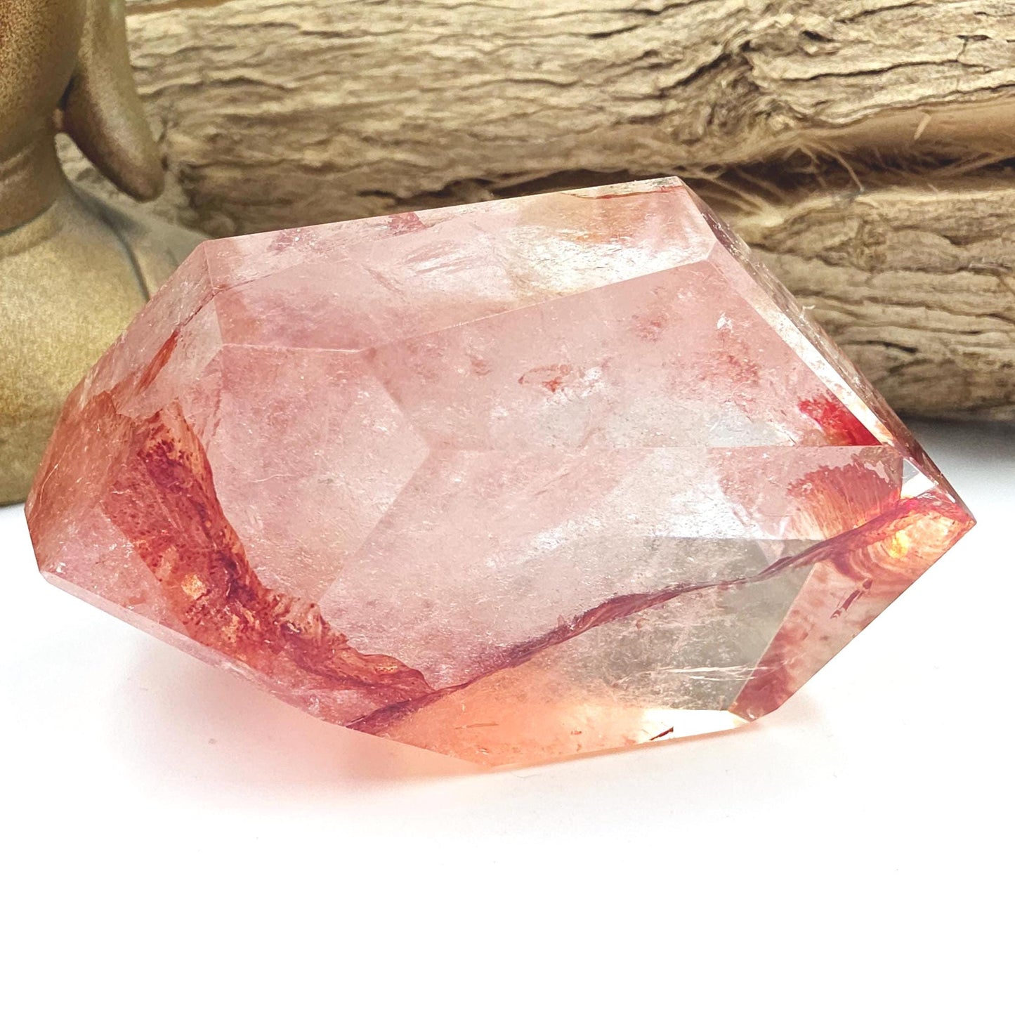 Madagascan Fire Quartz (Hematoid) Freeform – Grounding, Clarity & Energy Balancing Crystal, 300g