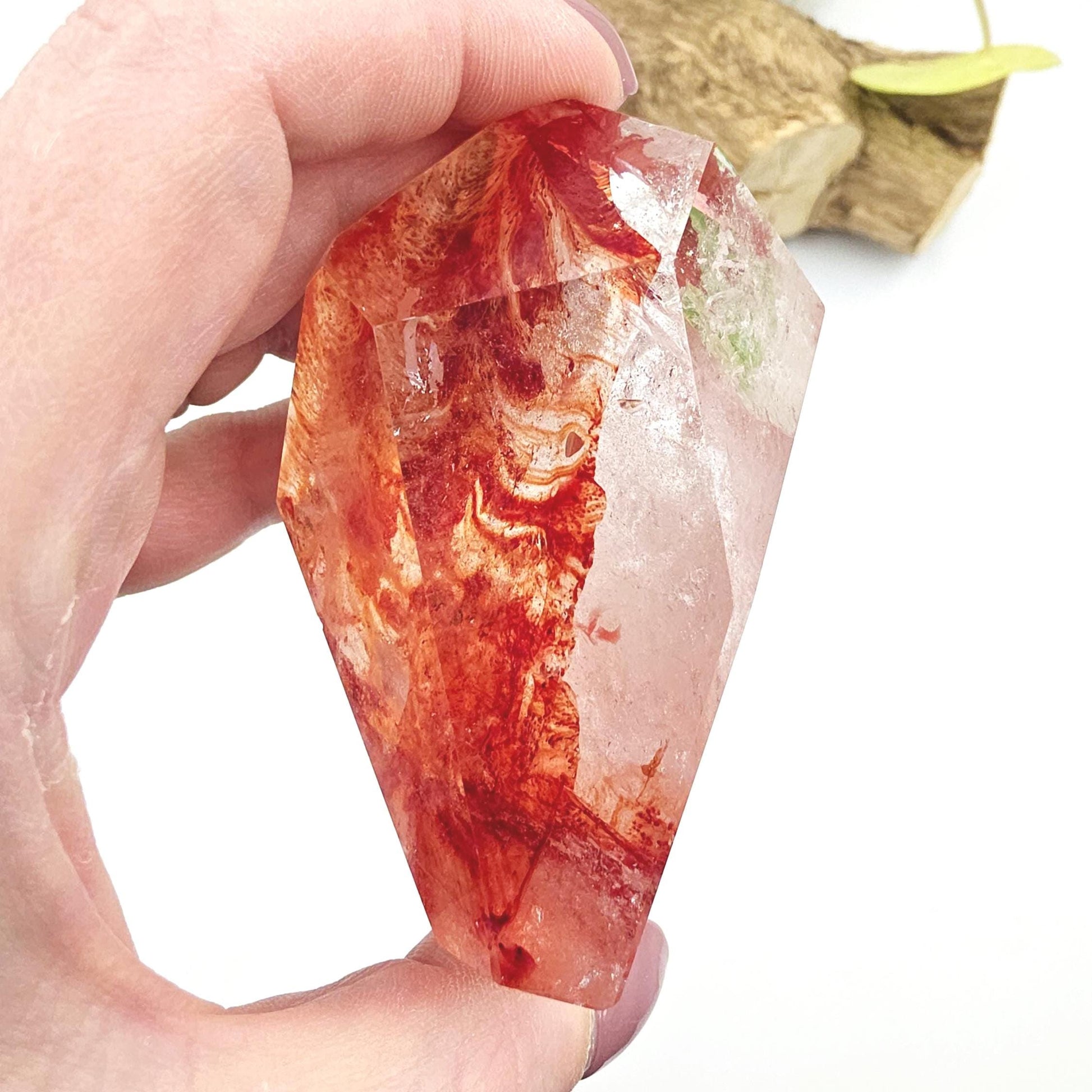 Madagascan Fire Quartz (Hematoid) Freeform – Grounding, Clarity & Energy Balancing Crystal, 300g