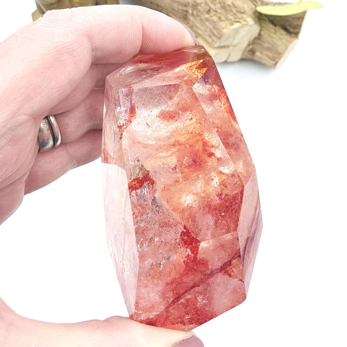 Madagascan Fire Quartz (Hematoid) Freeform – Grounding, Clarity & Energy Balancing Crystal, 300g