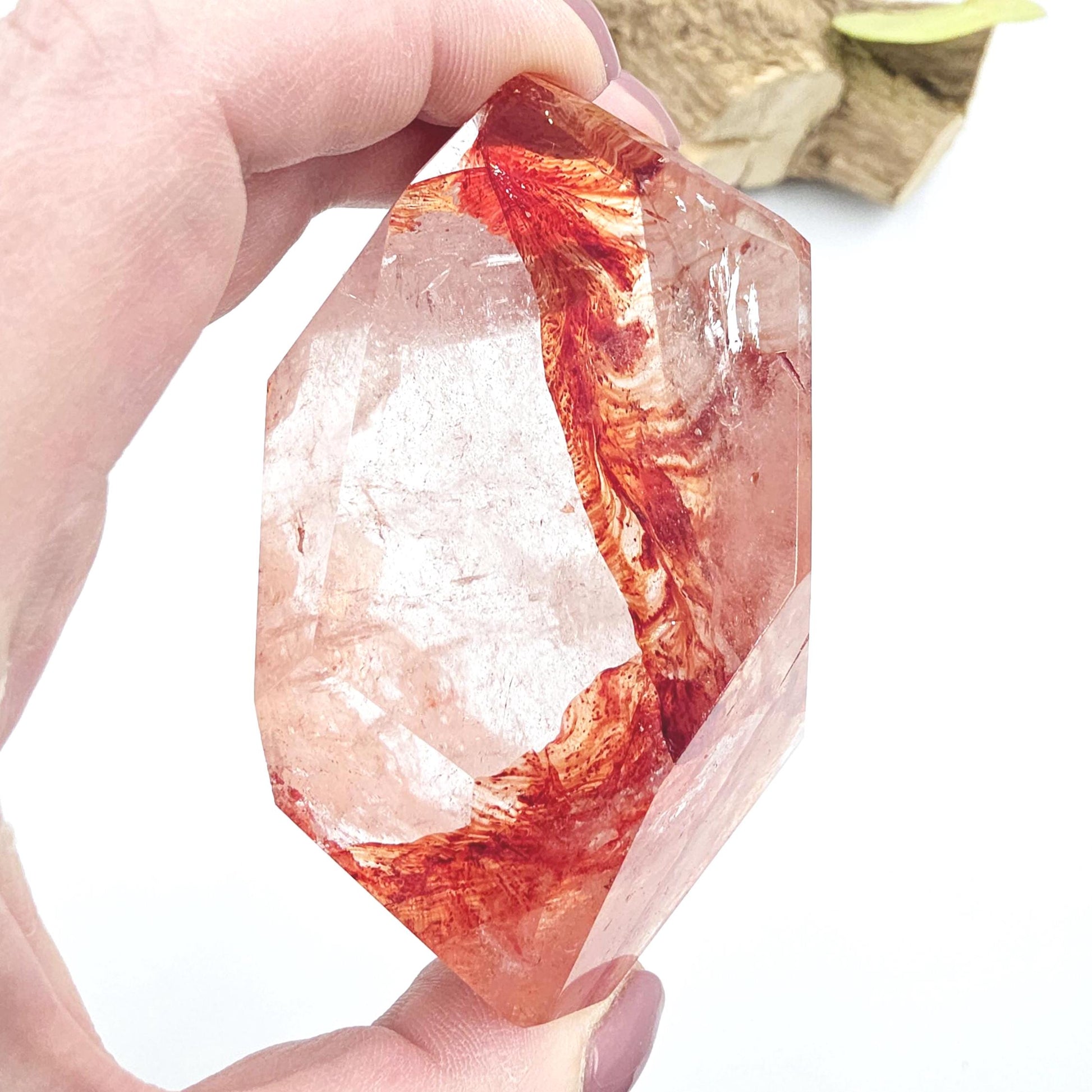 Madagascan Fire Quartz (Hematoid) Freeform – Grounding, Clarity & Energy Balancing Crystal, 300g