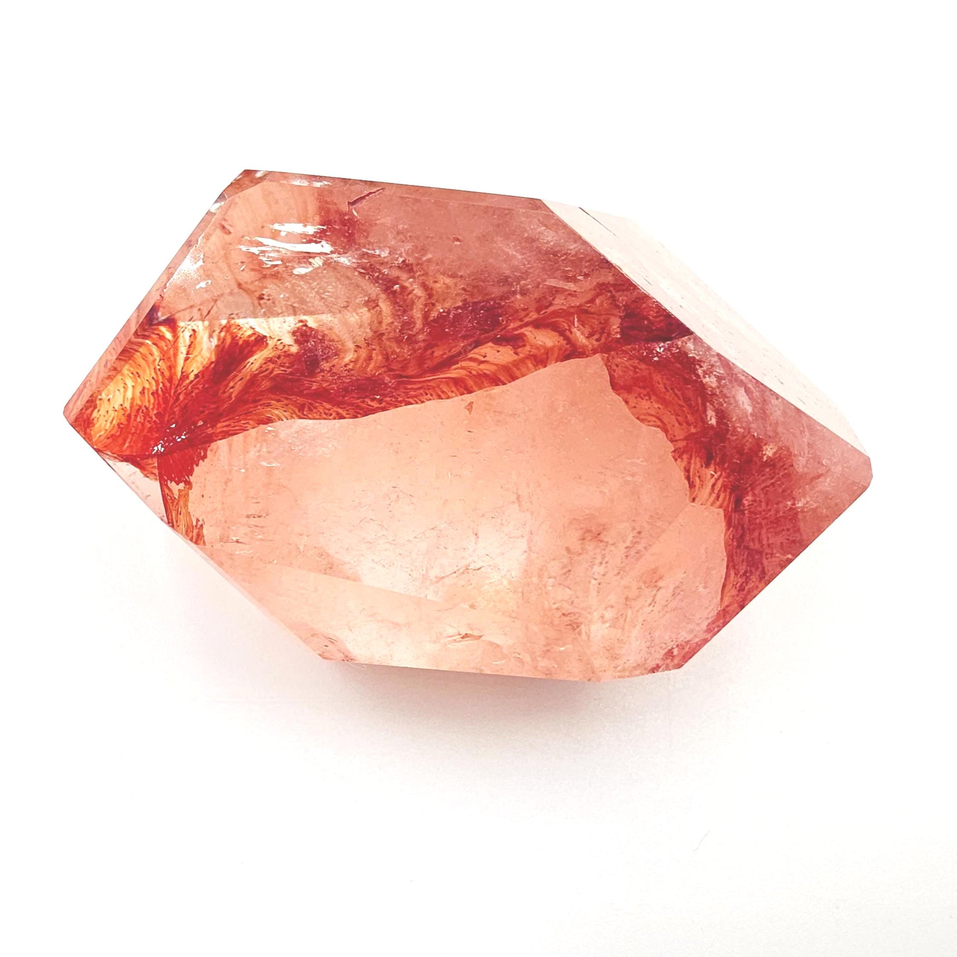 Madagascan Fire Quartz (Hematoid) Freeform – Grounding, Clarity & Energy Balancing Crystal, 300g