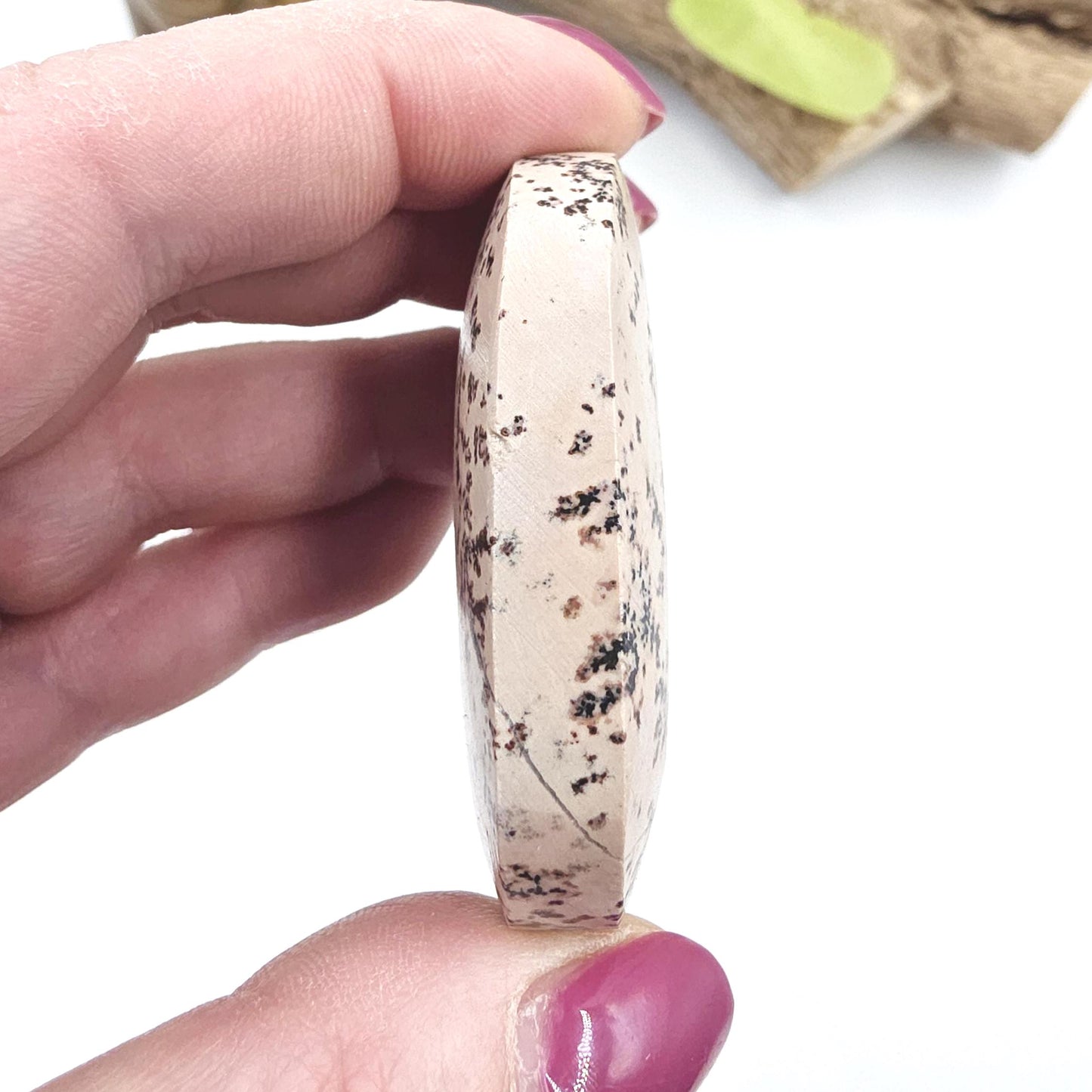 Picture Jasper Palm Stone – Grounding, Stability & Earth Connection Crystal, 50g