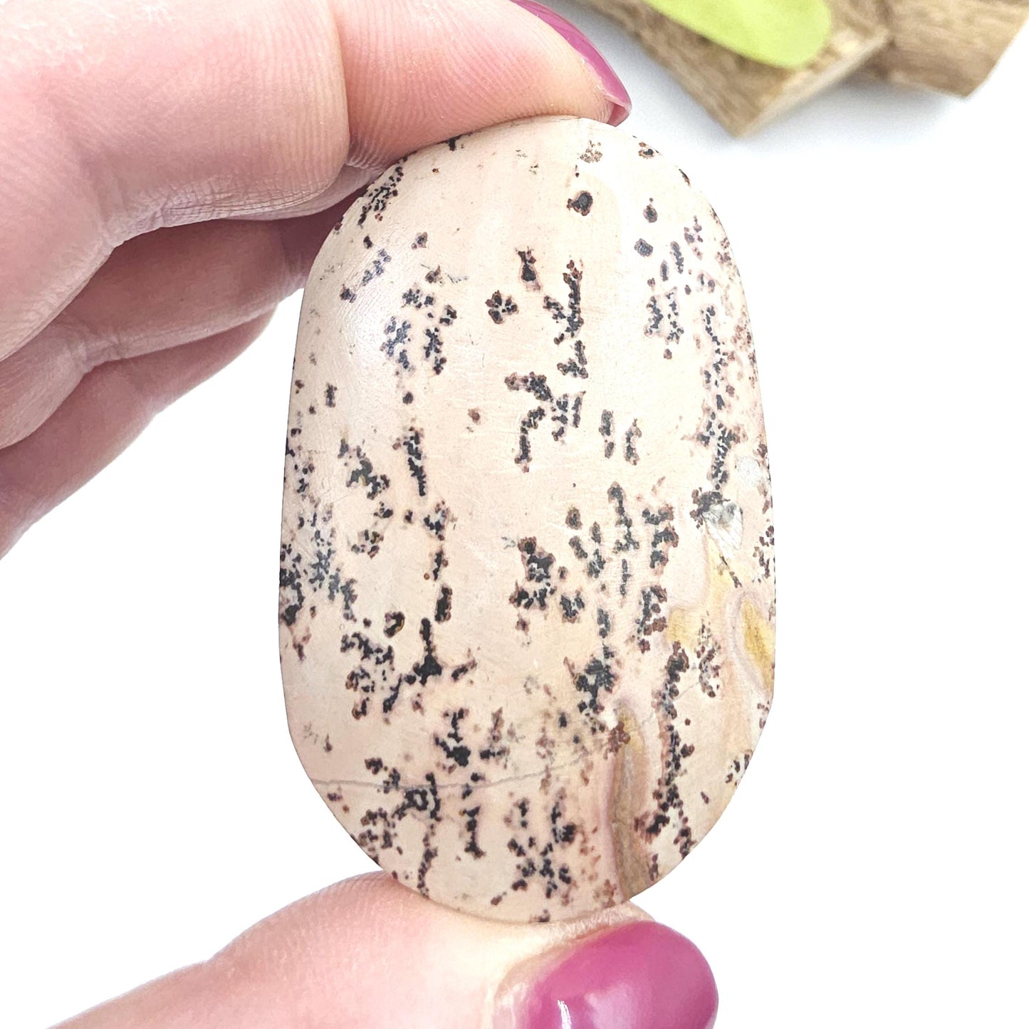 Picture Jasper Palm Stone – Grounding, Stability & Earth Connection Crystal, 50g