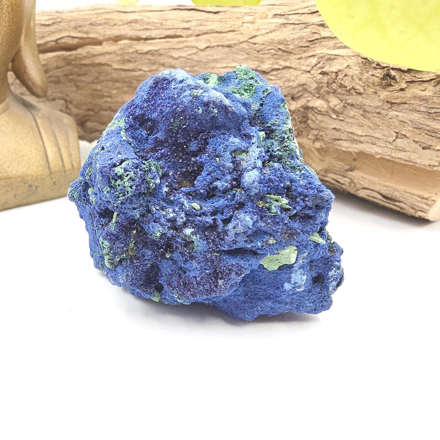 Sparkly Raw Azurite Specimen – Intuition, Insight & Third Eye Chakra Crystal, 240g