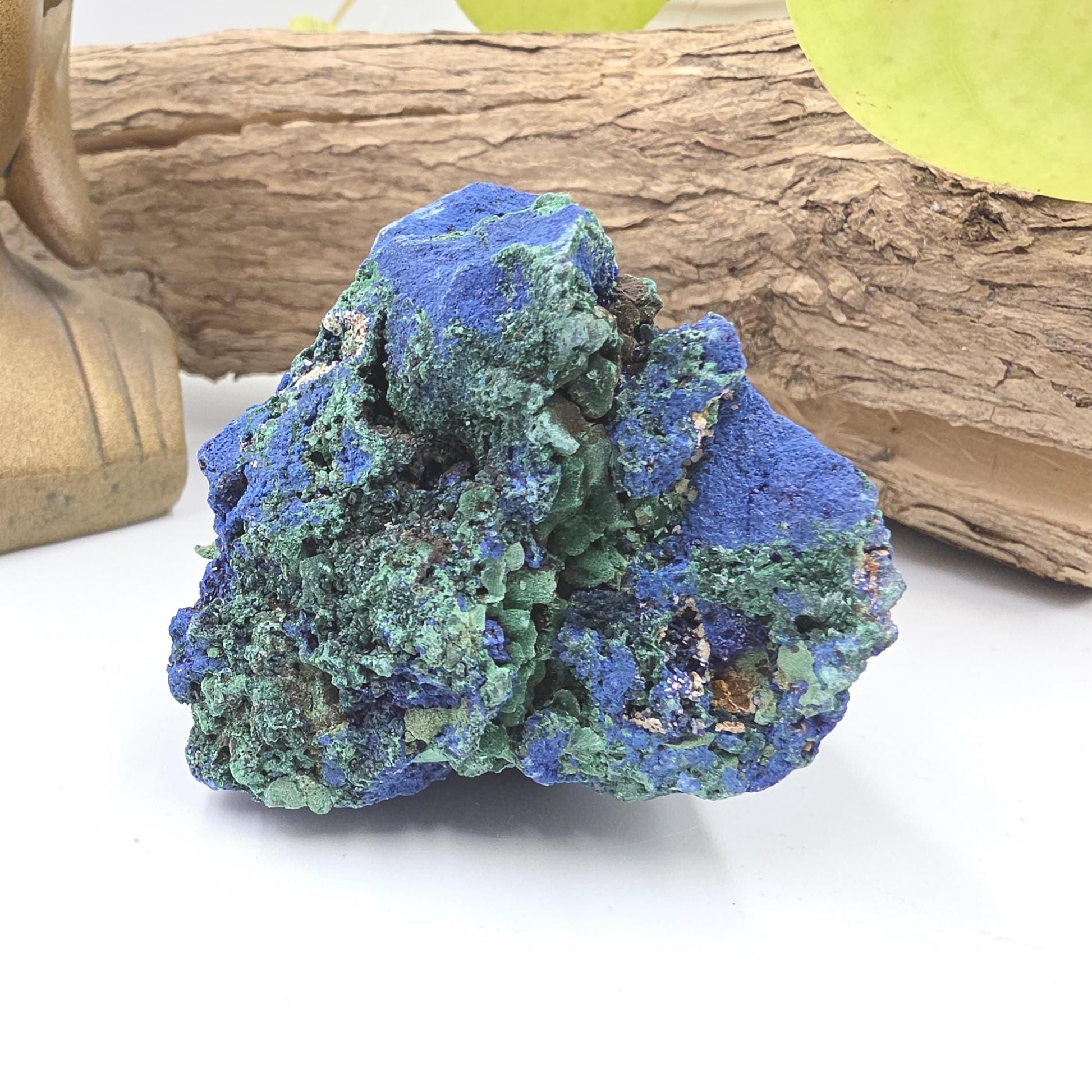 Sparkly Raw Azurite Specimen – Intuition, Insight & Third Eye Chakra Crystal, 240g