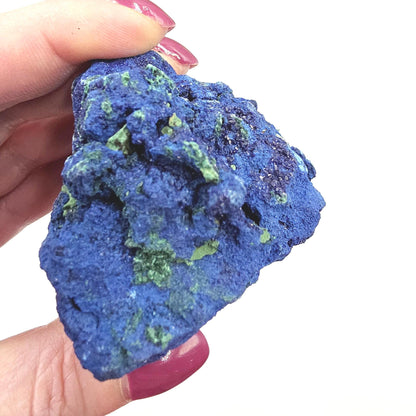 Sparkly Raw Azurite Specimen – Intuition, Insight & Third Eye Chakra Crystal, 240g