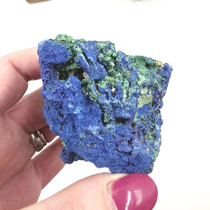 Sparkly Raw Azurite Specimen – Intuition, Insight & Third Eye Chakra Crystal, 240g