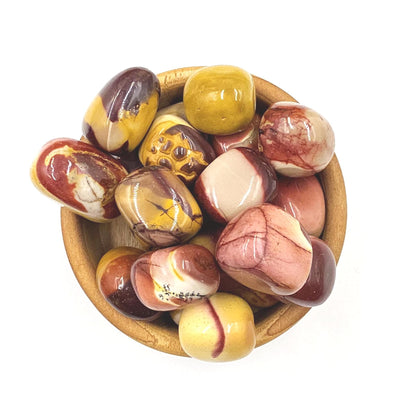 Mookaite Jasper Tumble Stones – Strength, Stability & Root Chakra Crystal, 2-3cm