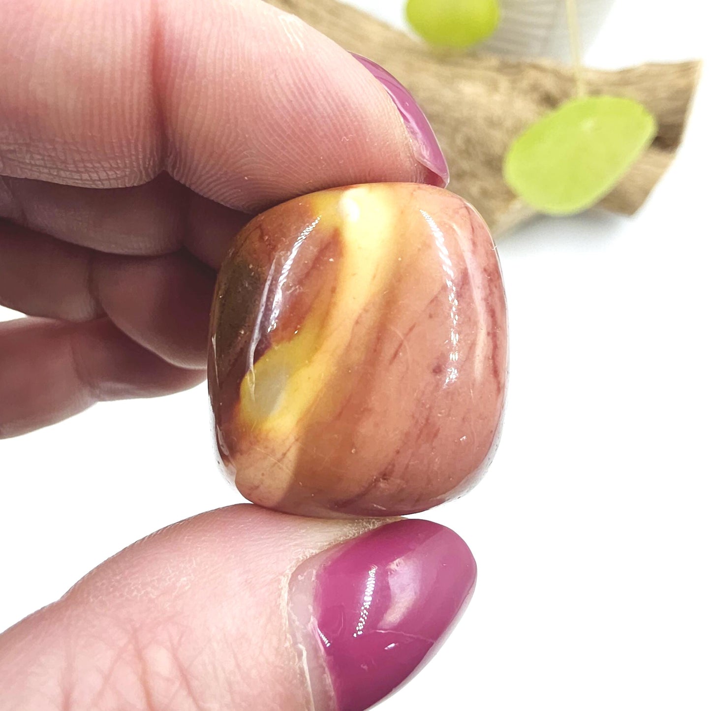 Mookaite Jasper Tumble Stones – Strength, Stability & Root Chakra Crystal, 2-3cm