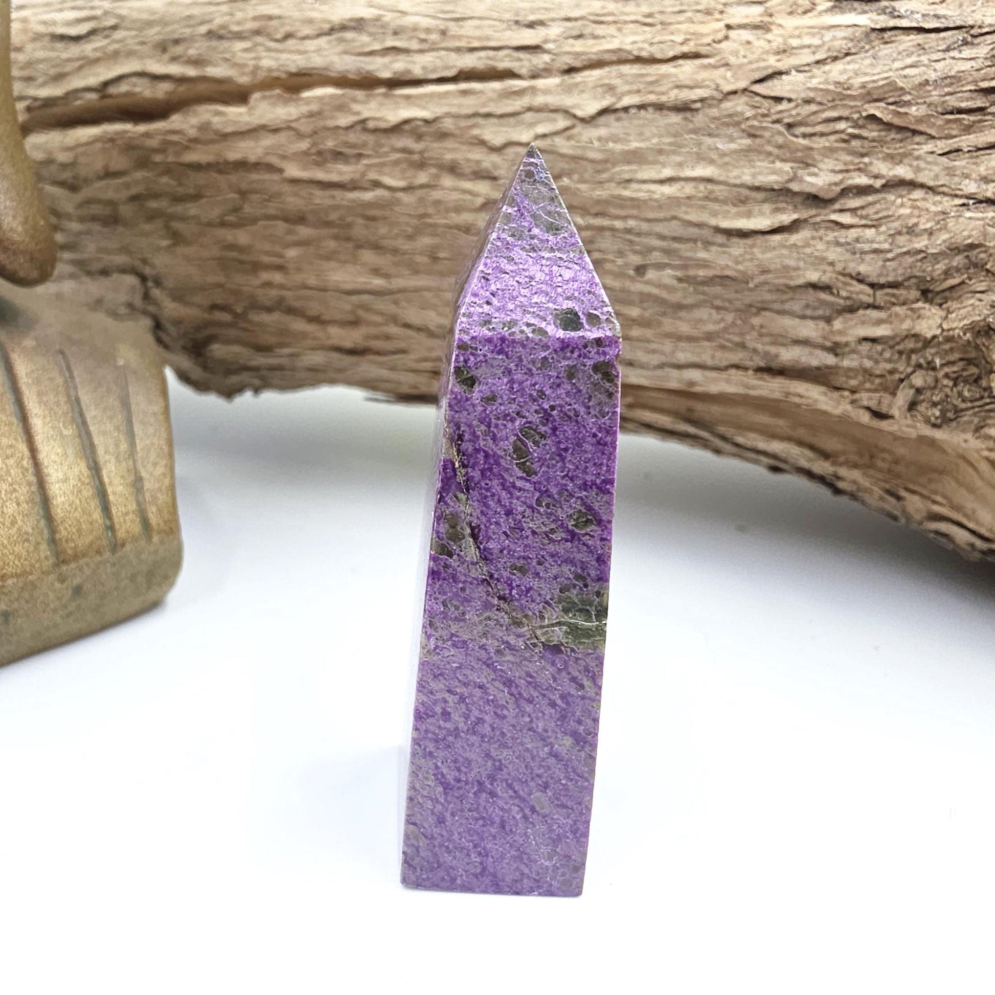 Mini Stichtite Tower - Heart Chakra and Emotional Healing - 5cm