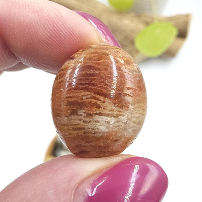 Thousand Layer Garden Quartz (Lodolite) Tumble Stones – Manifestation, Growth & Spiritual Journey Crystal, 2-3cm