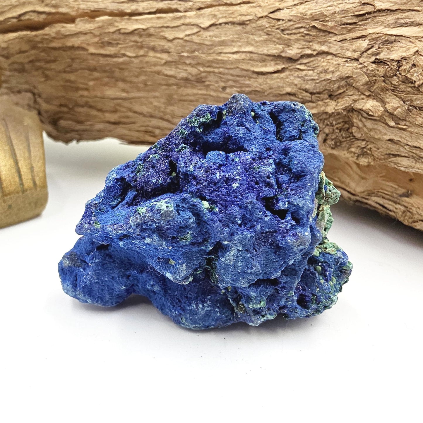 Raw Azurite Specimen – Intuition, Insight & Third Eye Chakra Crystal, 100g