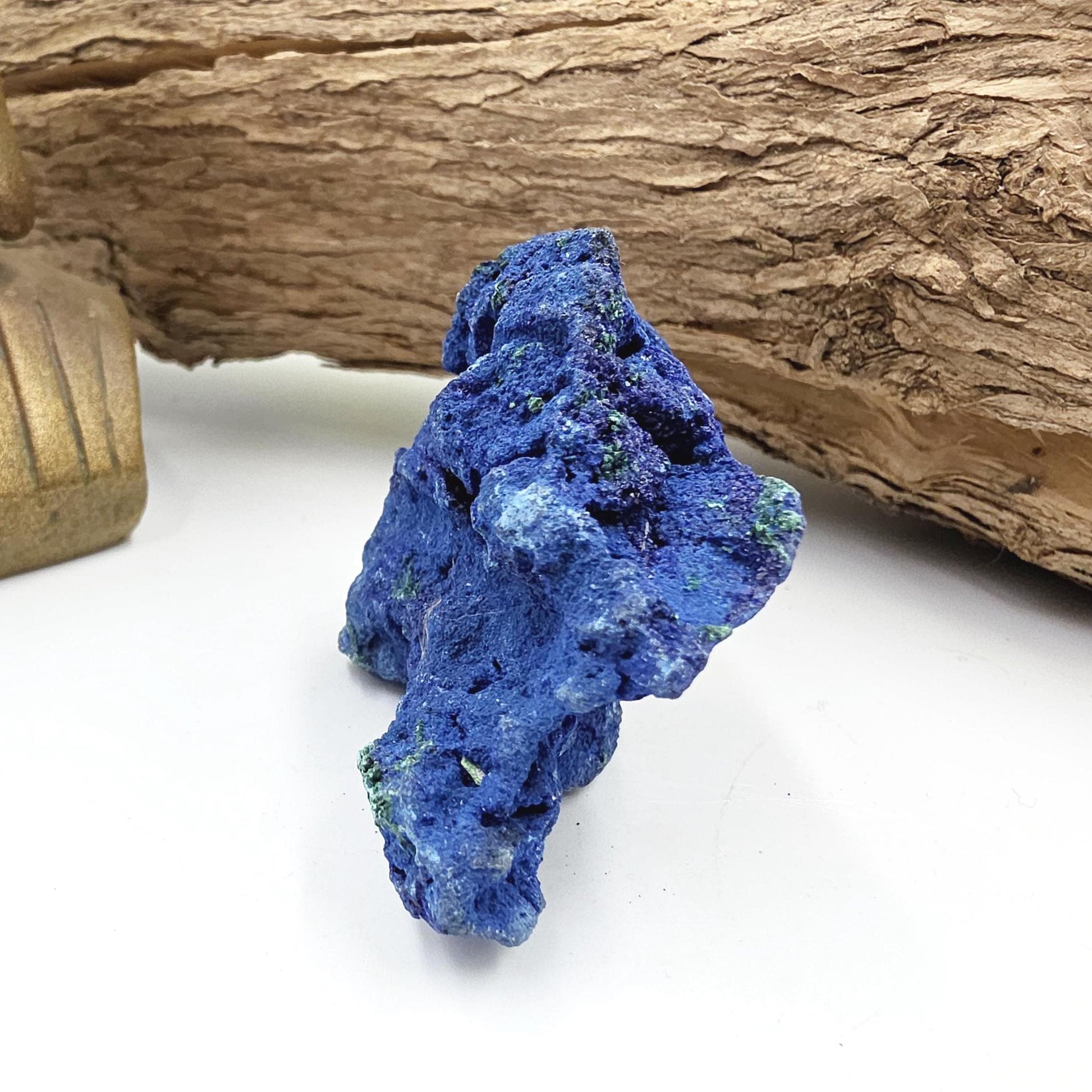 Raw Azurite Specimen – Intuition, Insight & Third Eye Chakra Crystal, 100g