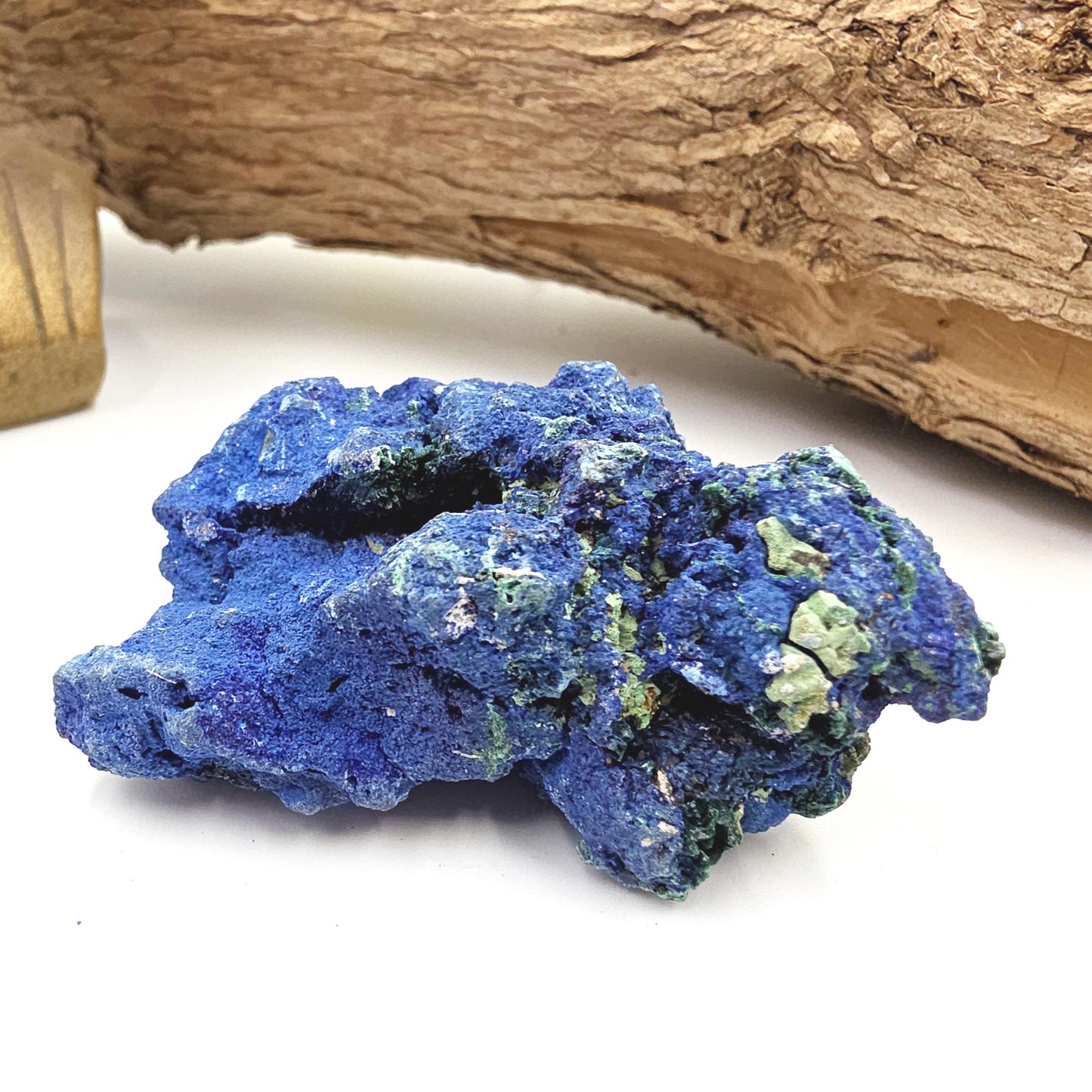 Raw Azurite Specimen – Intuition, Insight & Third Eye Chakra Crystal, 100g