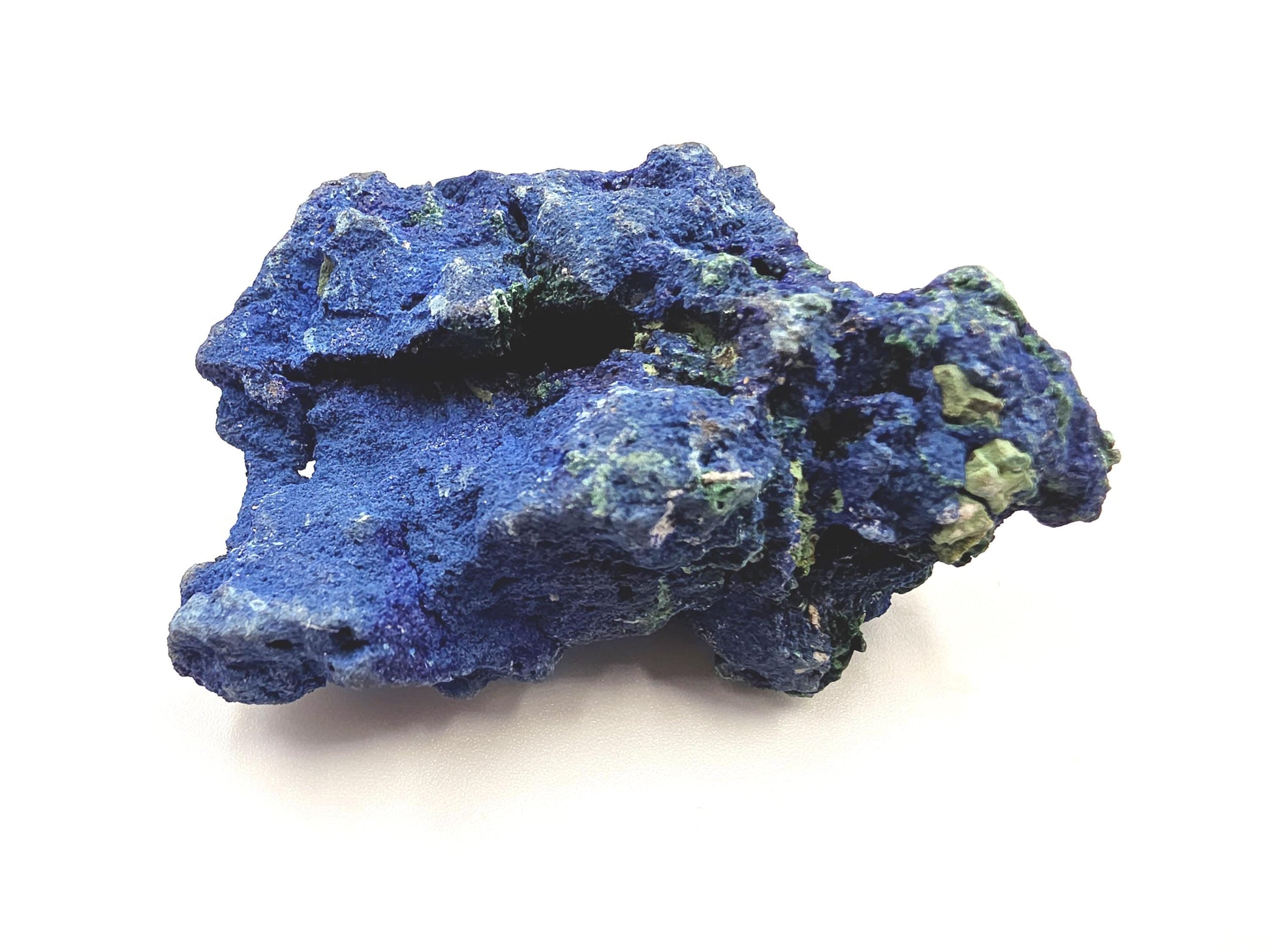 Raw Azurite Specimen – Intuition, Insight & Third Eye Chakra Crystal, 100g