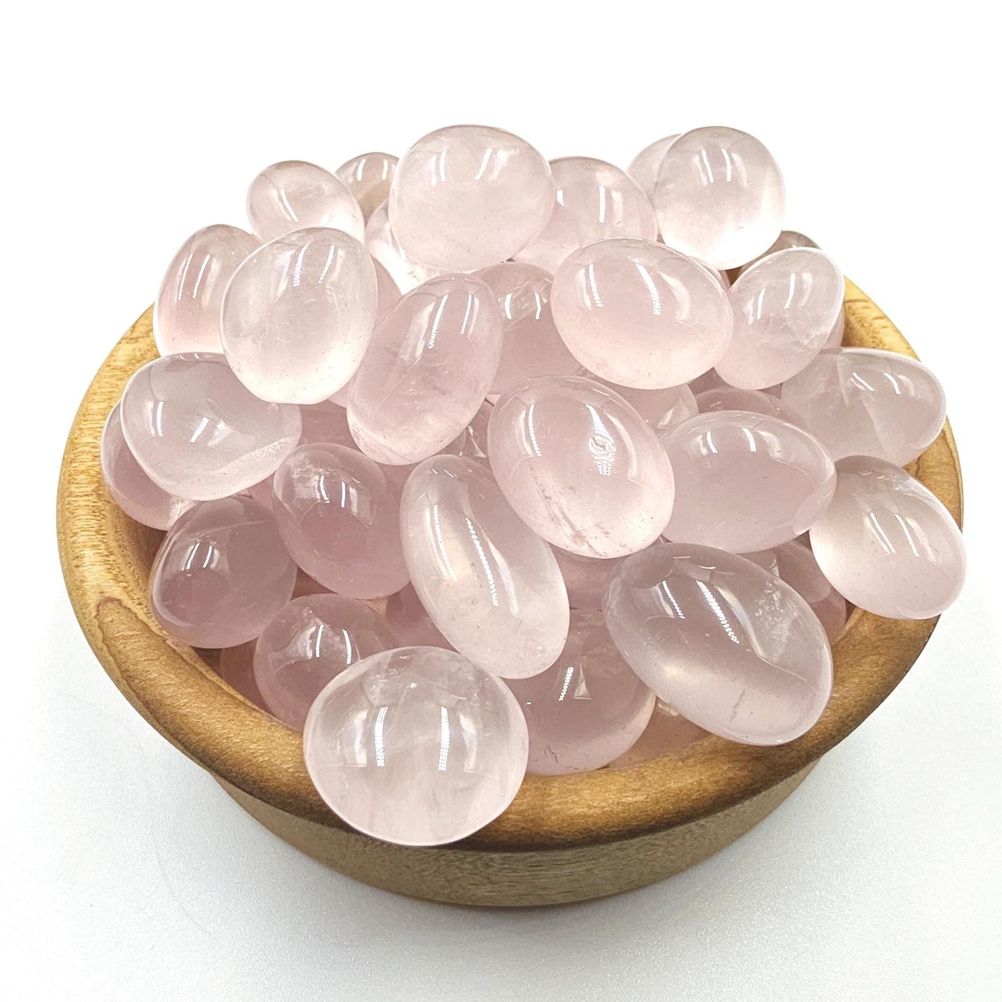 Gemmy Rose Quartz Pebble Tumble Stones – Love, Emotional Healing & Heart Chakra Crystal, 1-2cm