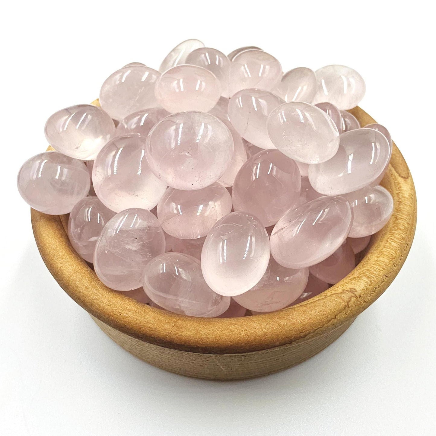Gemmy Rose Quartz Pebble Tumble Stones – Love, Emotional Healing & Heart Chakra Crystal, 1-2cm