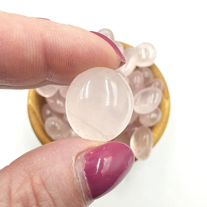 Gemmy Rose Quartz Pebble Tumble Stones – Love, Emotional Healing & Heart Chakra Crystal, 1-2cm