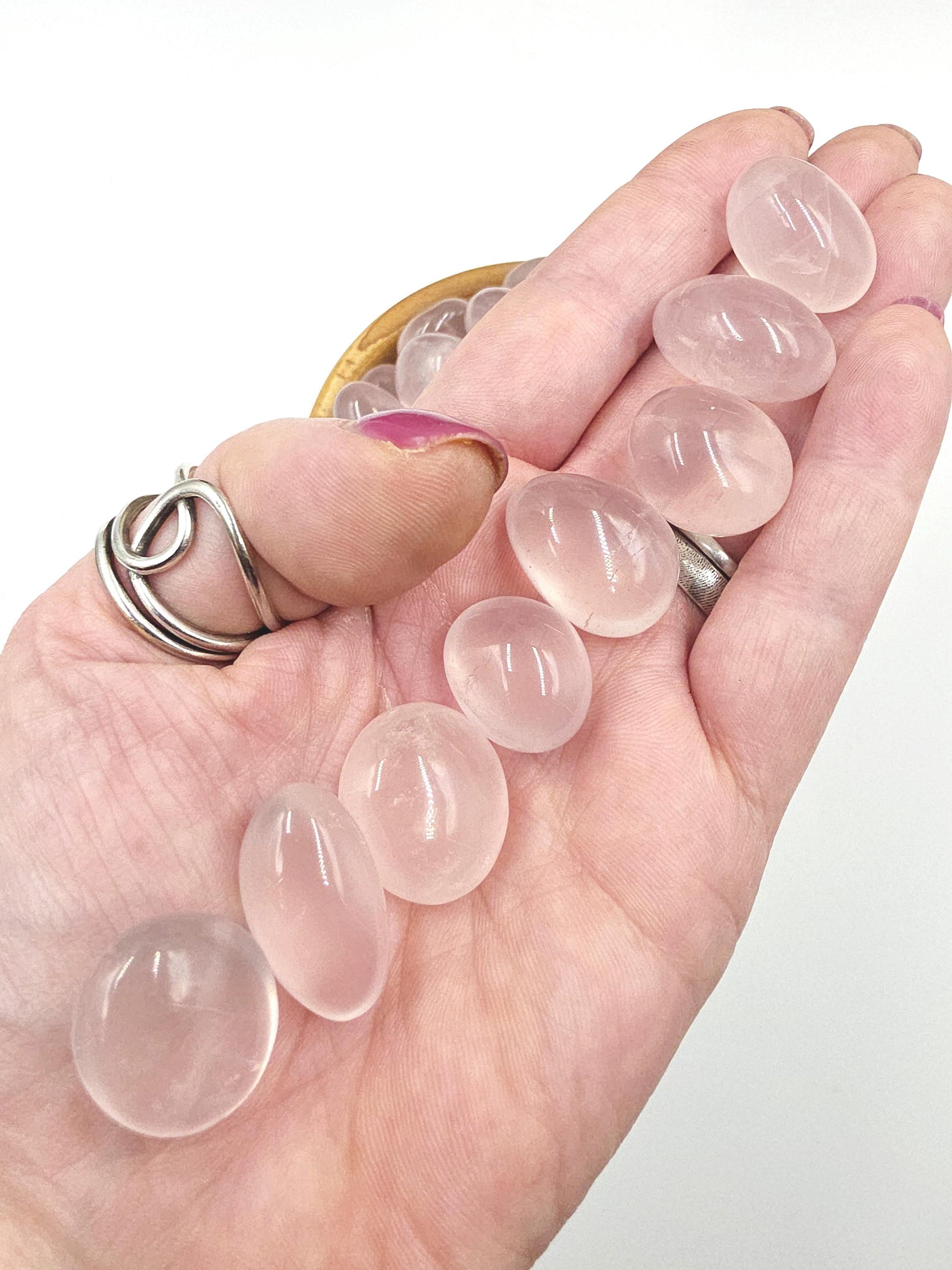 Gemmy Rose Quartz Pebble Tumble Stones – Love, Emotional Healing & Heart Chakra Crystal, 1-2cm