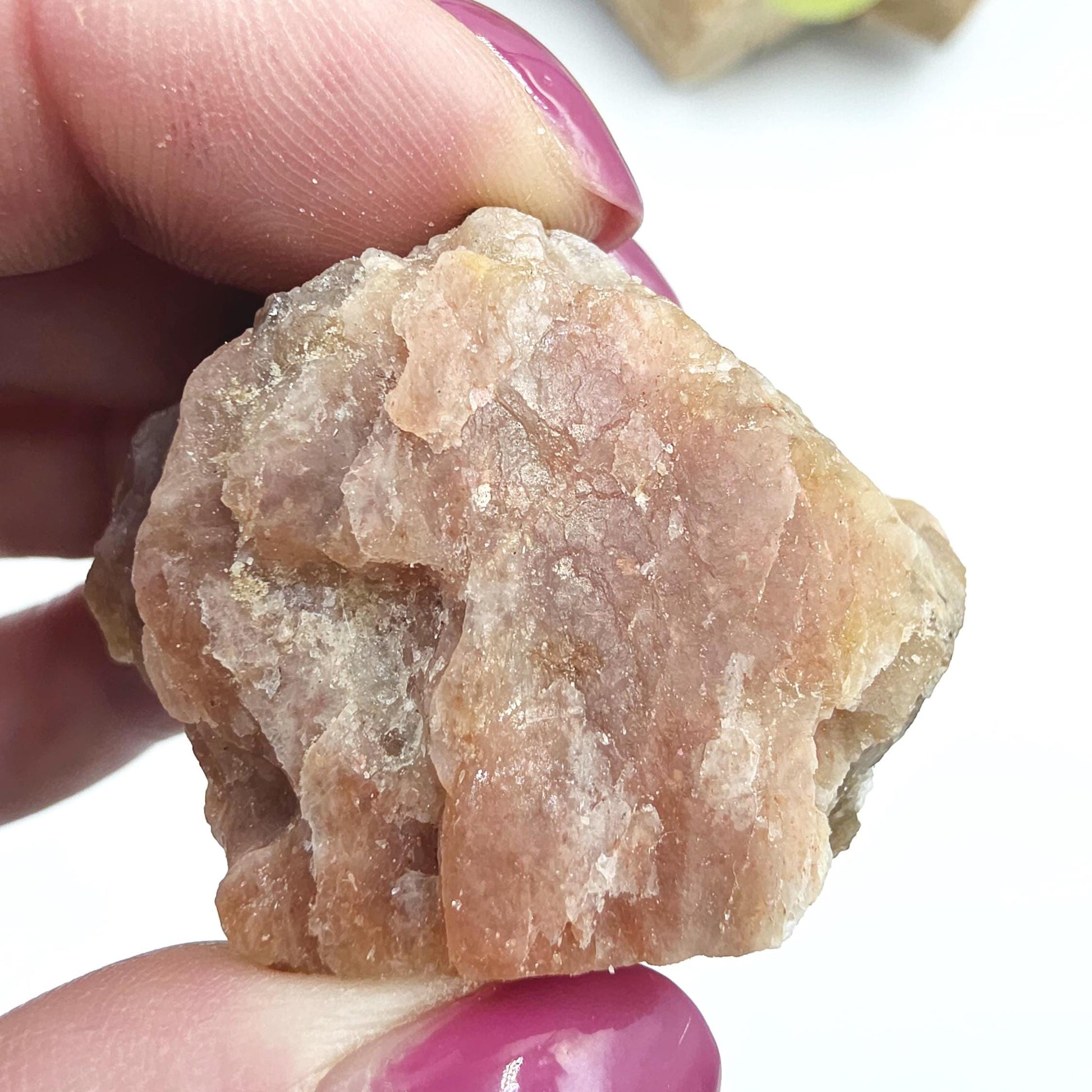 Raw Sunstone Specimen – Joy, Confidence & Sacral Chakra Crystal, 50g