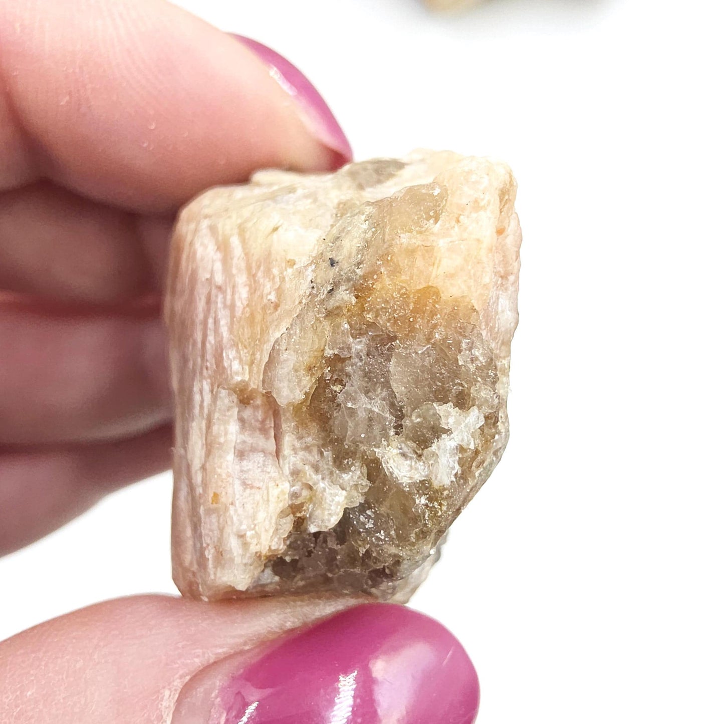 Raw Sunstone Specimen – Joy, Confidence & Sacral Chakra Crystal, 50g