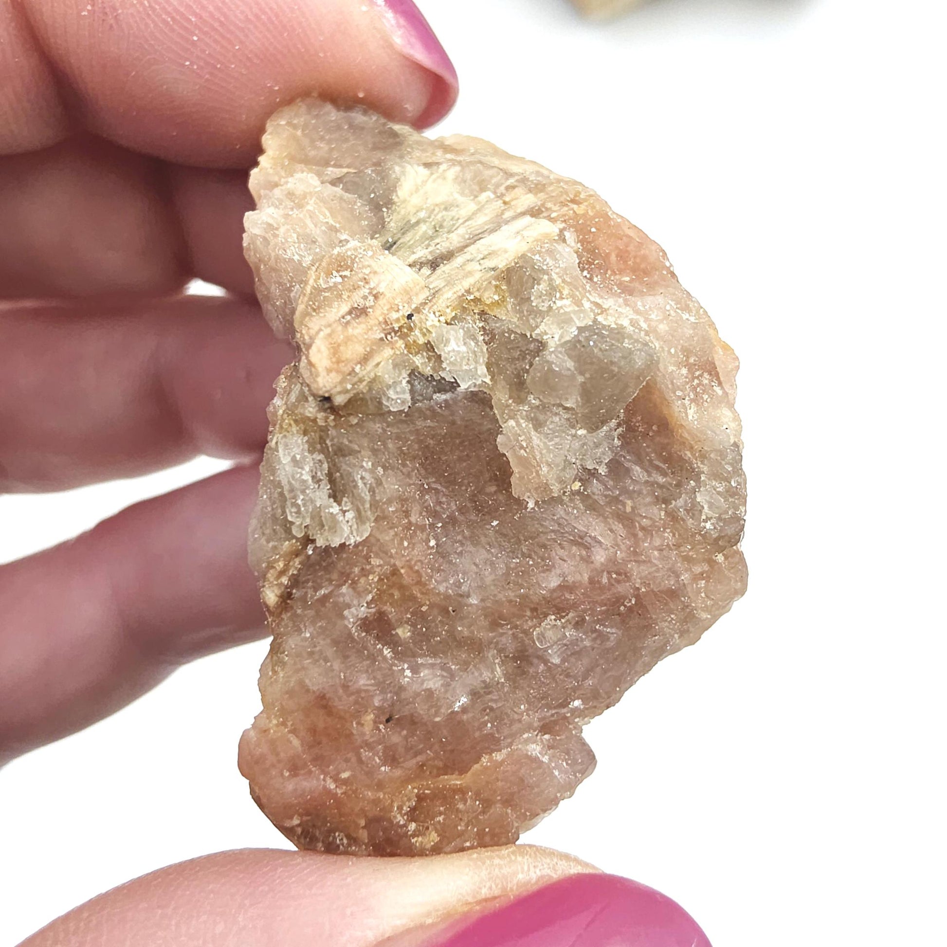 Raw Sunstone Specimen – Joy, Confidence & Sacral Chakra Crystal, 50g