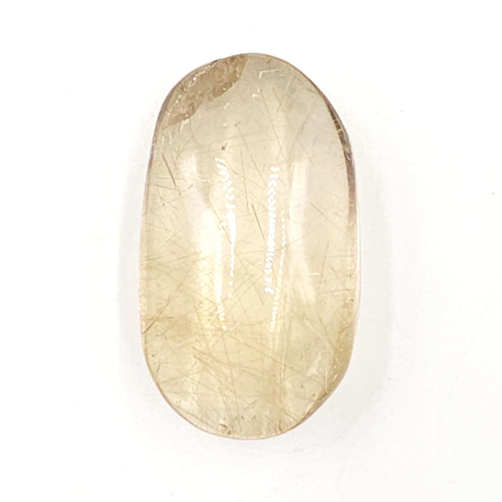 Little Golden Rutile Palm Stone – Manifestation, Clarity & High-Vibration Energy Crystal, 35g