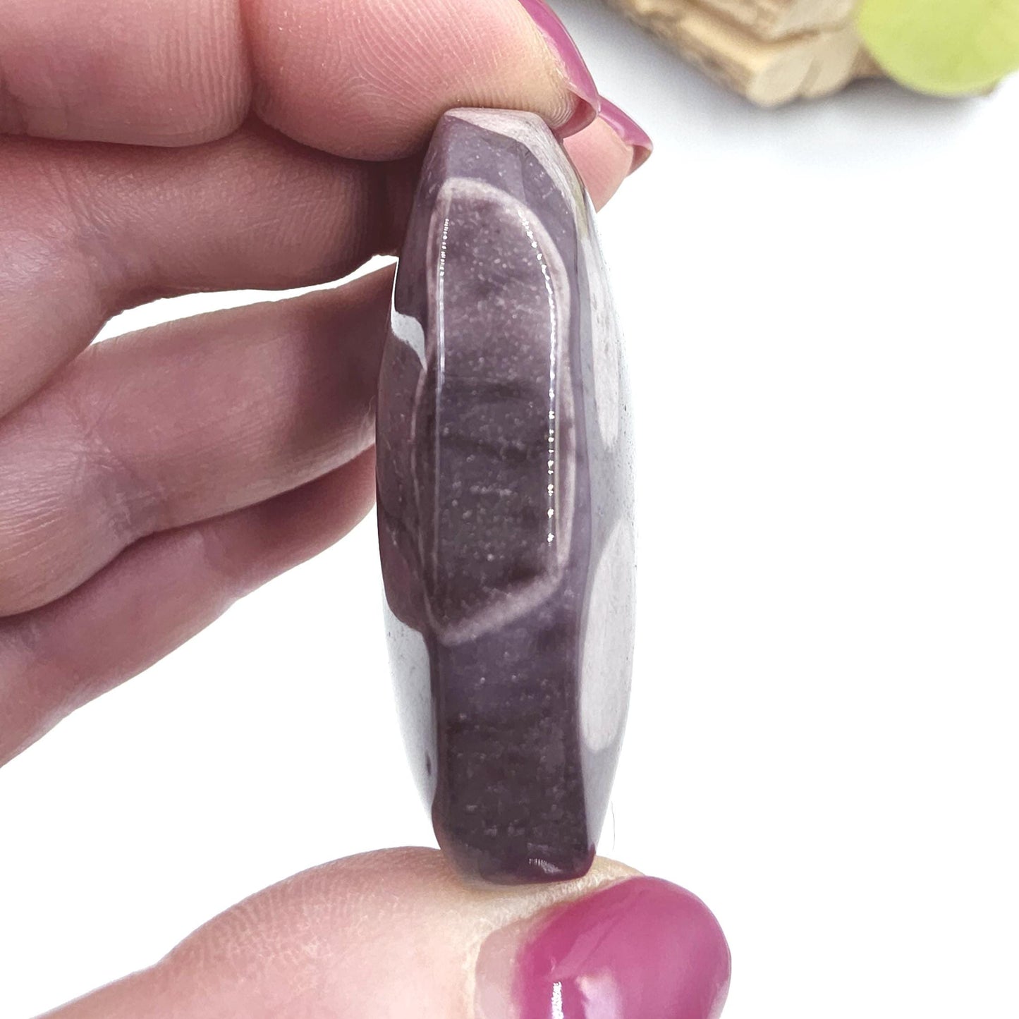 Mookaite Jasper Palm Stone - Grounding and Vitality Healing Crystal, 50g