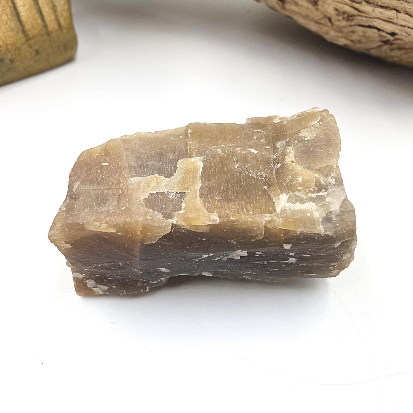 Raw Skeletal Moonstone Specimen – Intuition, Feminine Energy & Lunar Wisdom Crystal, 60g